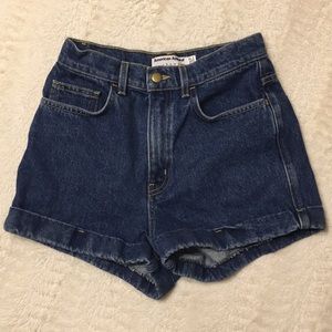 🌼American Apparel High Rise Denim Shorts🌼
